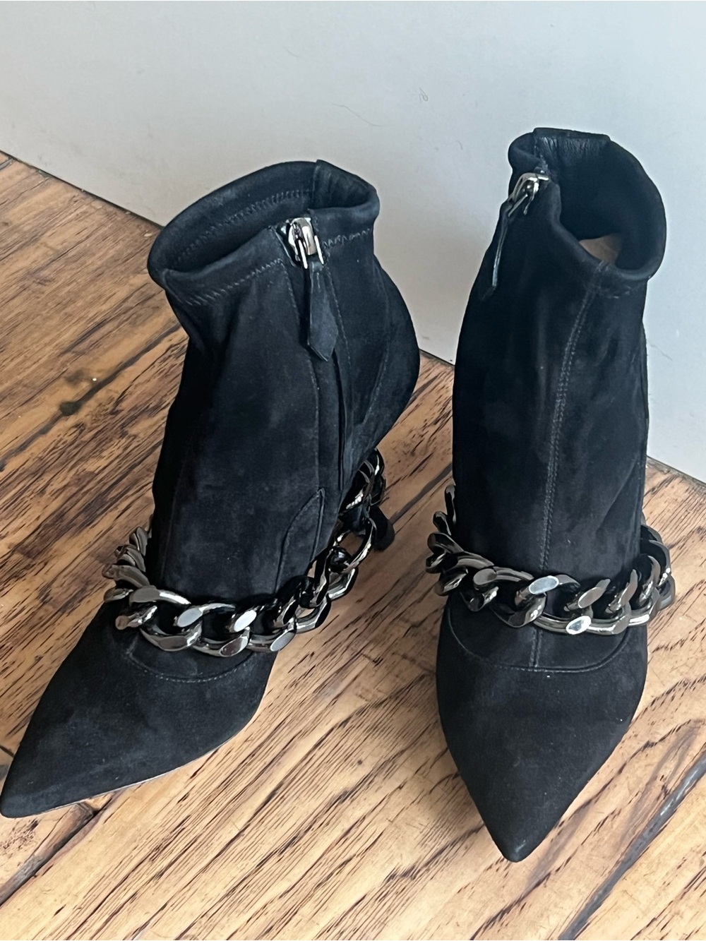 Nichola Kirkwood Signature Lea ankle chain bootie size 35.5 or 5